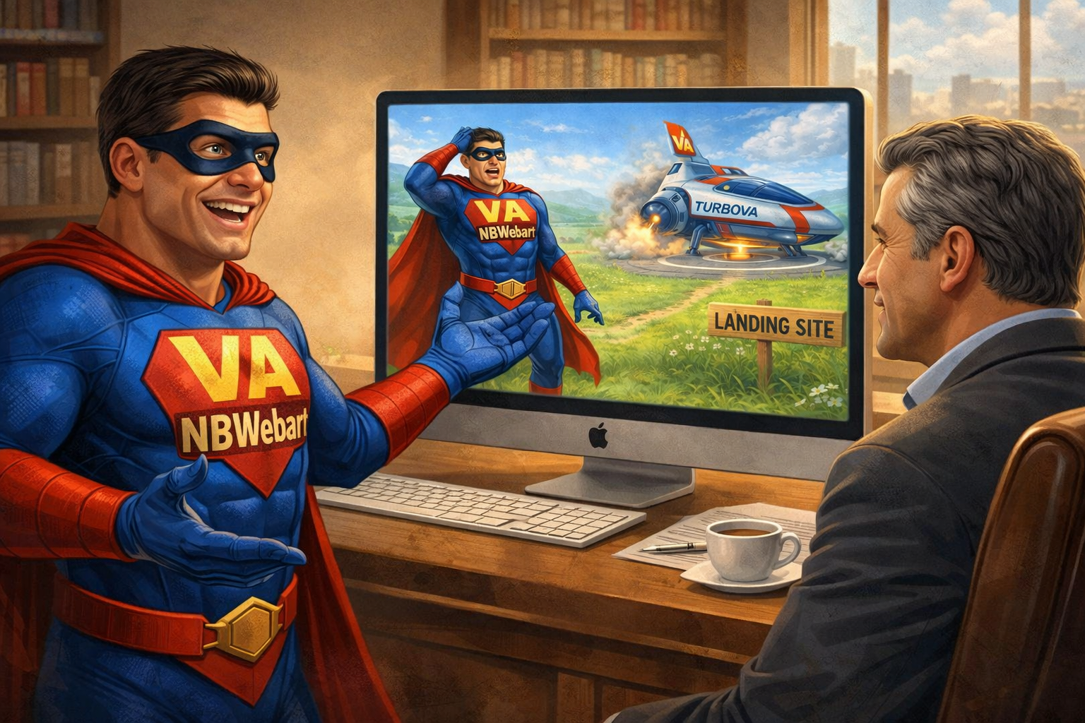 SuperVa nudi landing site